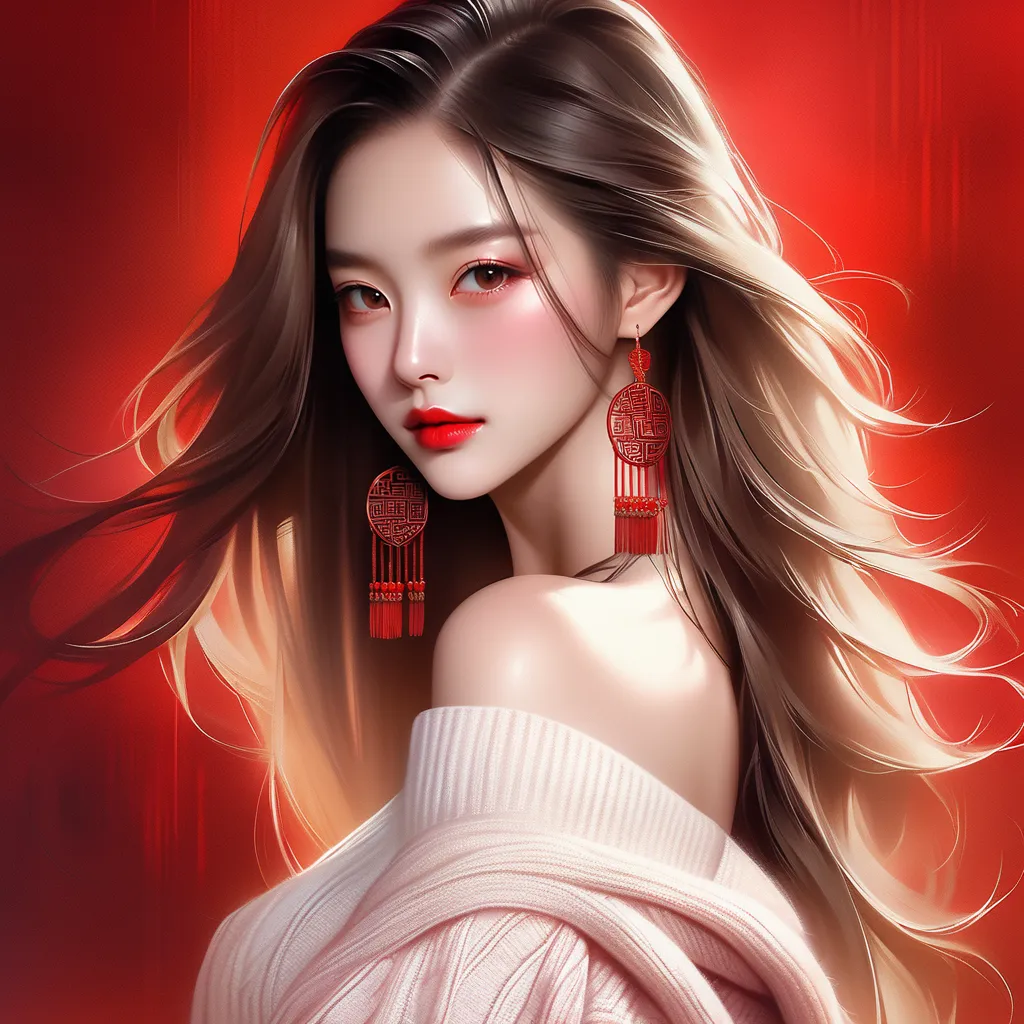 AI绘画写实风格生成的美女图片，二次元插画绘画风Stable Diffusion大模型推荐