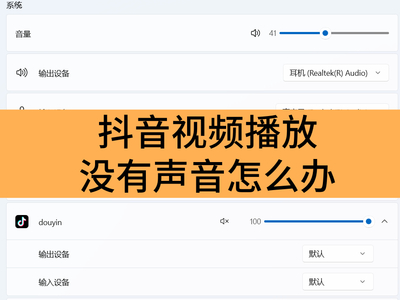 抖音视频播放没有声音怎么办_抖音解决视频没有声音的方法