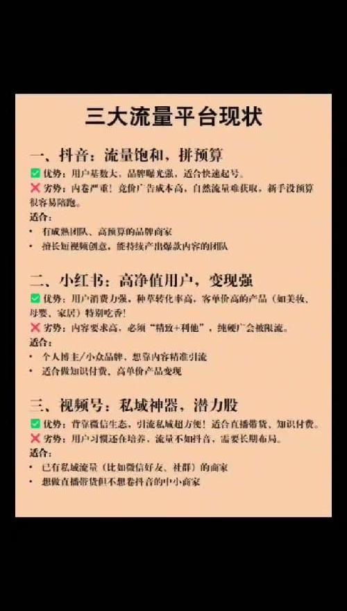 三大流量平台现状；13个自媒体平台的区别